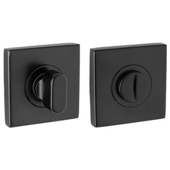 Toilet rozet vierkant, zwart