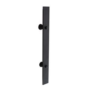 Deurgreep zwart vlak model 800x40mm