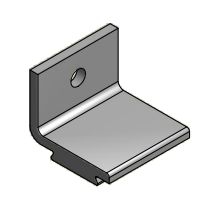 Aluminium wanddragers t.b.v.  Husky schuifdeurrail