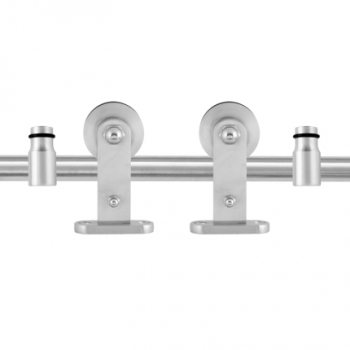 Schuifdeursysteem Delta modern rvs  , 2meter